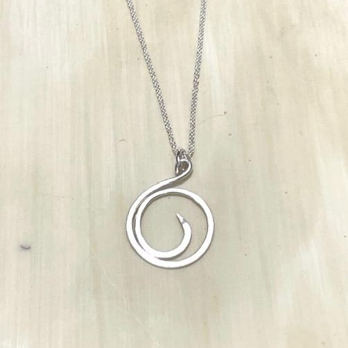 Wave Charm Necklace