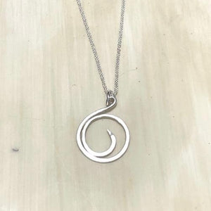 Wave Charm Necklace